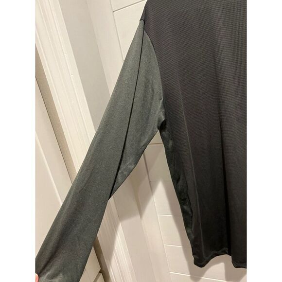 EXCELLENT MENS QUIKSILVER WATERMAN LONG SLEEVE DARK GRAY HEAT RUNNER SHIRT LARGE - Picture 8 of 10